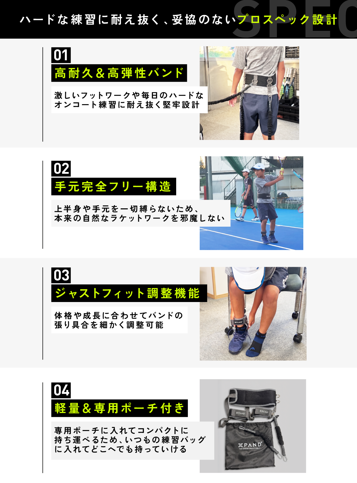 ⑦品質・製品スペック